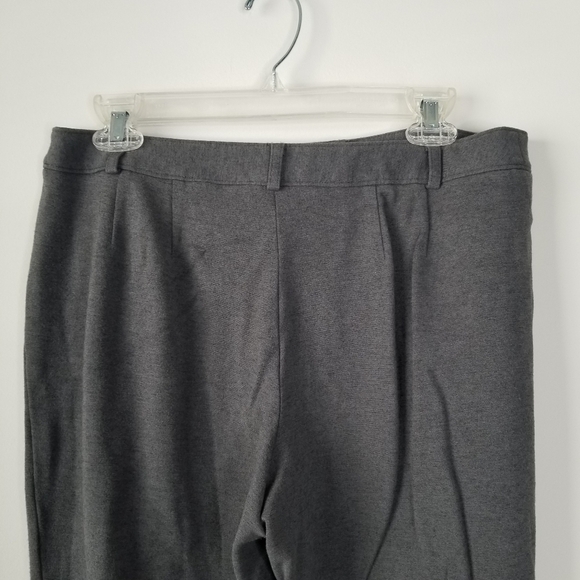 Talbots Gray Stretch Trousers Size 12 - Picture 2 of 13